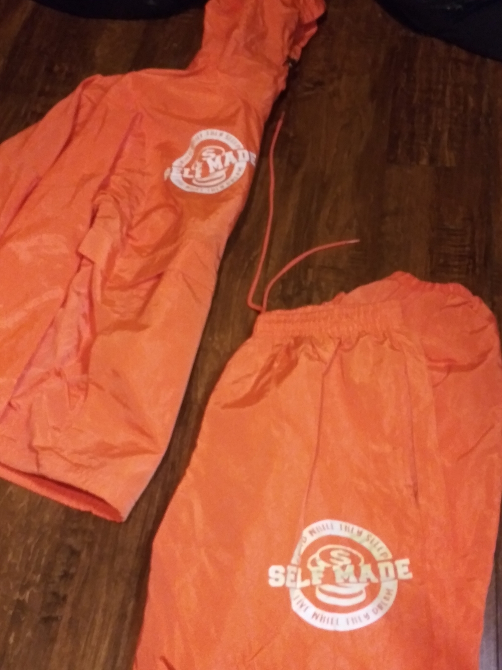 Orange Athletic Jogger Set